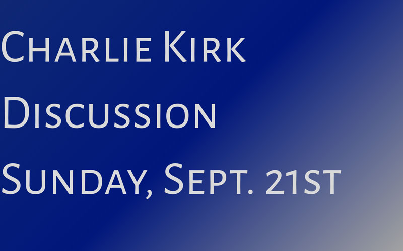 Charlie Kirk Discussion