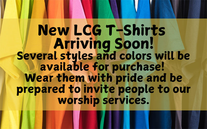 New LCG T-Shirts Arriving Soon!